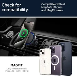 UCHWYT DO KRATKI SPIGEN ONETAP PRO 3 CRYOMAX MAGSAFE 20W CZARNY