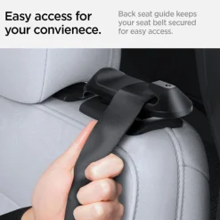 UCHWYT DO PASÓW BEZPIECZEŃSTWA SPIGEN TESLA MODEL Y BACKSEAT SEATBELT HOLDER BLACK