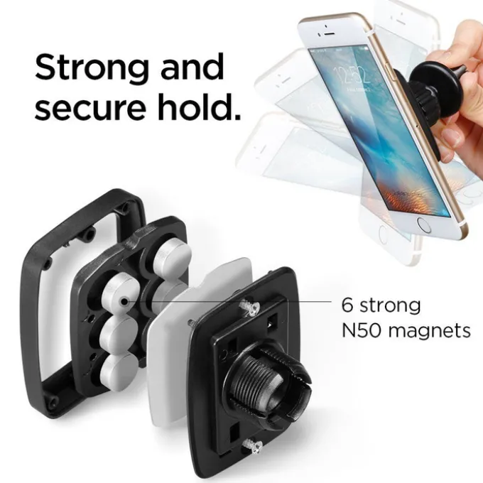 Uchwyt Magnetyczny Do Kratki SPIGEN H12 Air Vent Magnetic Car Mount Holder