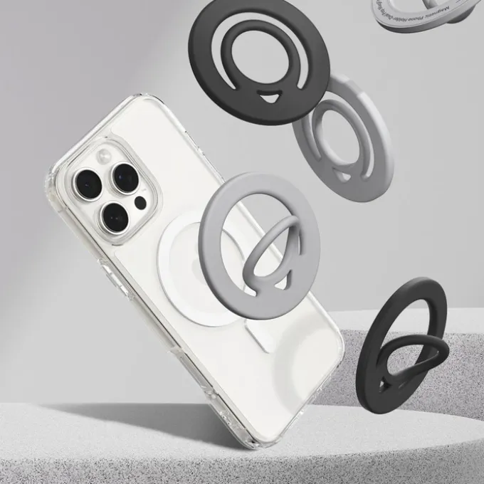 UCHWYT NA PALEC SPIGEN DUAL POP MAG MAGSAFE PHONE RING CZARNY