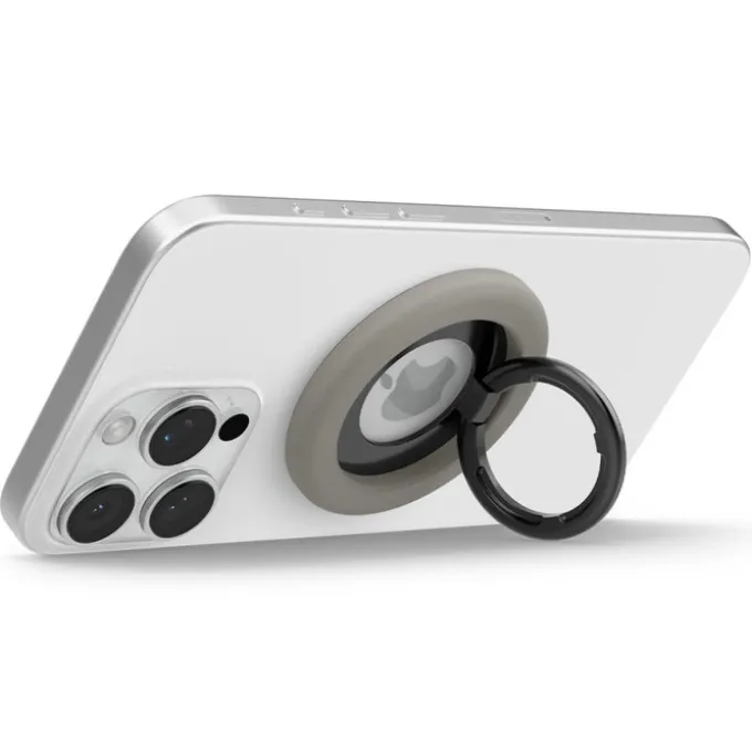 UCHWYT NA PALEC SPIGEN NANO POP MAGSAFE PHONE RING TRUFFLE GREY