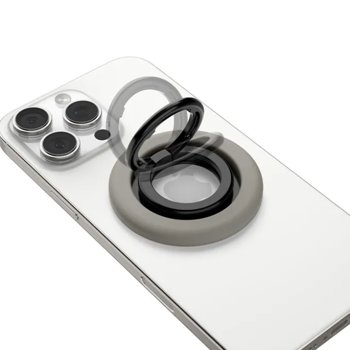 UCHWYT NA PALEC SPIGEN NANO POP MAGSAFE PHONE RING TRUFFLE GREY