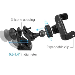 Uchwyt rowerowy SPIGEN A250 Bike Mount Black
