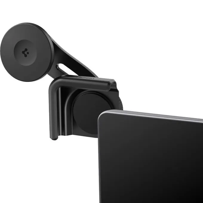 UCHWYT SAMOCHODOWY SPIGEN TESLA TAPLOCK MAGSAFE CAR MOUNT HOLDER BLACK SCREEN