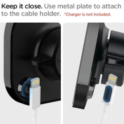 Uchwyt Spigen ITS35 Magnetyczny Magsafe Na Deskę Dashboard Car Mount Black