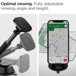Uchwyt Spigen ITS35 Magnetyczny Magsafe Na Deskę Dashboard Car Mount Black