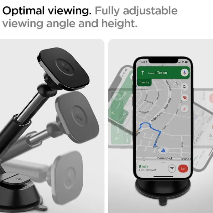 Uchwyt Spigen ITS35 Magnetyczny Magsafe Na Deskę Dashboard Car Mount Black