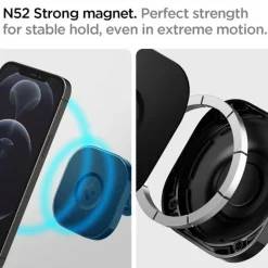 Uchwyt Spigen ITS35 Magnetyczny Magsafe Na Deskę Dashboard Car Mount Black