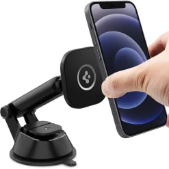 Uchwyt Spigen ITS35 Magnetyczny Magsafe Na Deskę Dashboard Car Mount Black
