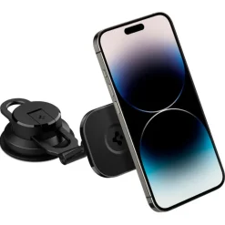 Uchwyt Spigen Its35-3 Onetap Magnetic Magsafe Windshield & Dashboard Car Mount Black