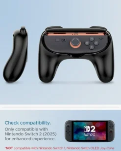UCHWYT SPIGEN NINTENDO SWITCH 2 JOY-CON GRIP NS100 BLACK
