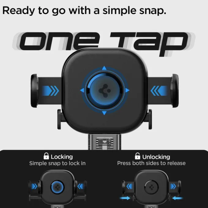 Uchwyt Spigen Uts12 Onetap Universal Vent Car Mount Black
