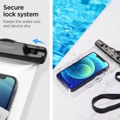 Wodoodporne Etui Spigen A601 Wodoszczelne na telefon 2-Pack Przezroczyste